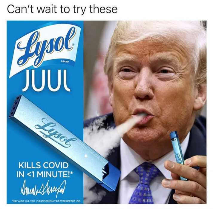 Lysol Memes Bleach Memes and Disinfectant Memes  Lysol Juul meme vaping lysol