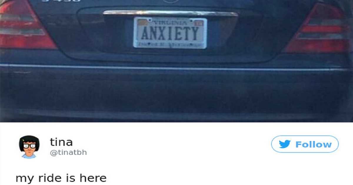 funny anxiety car