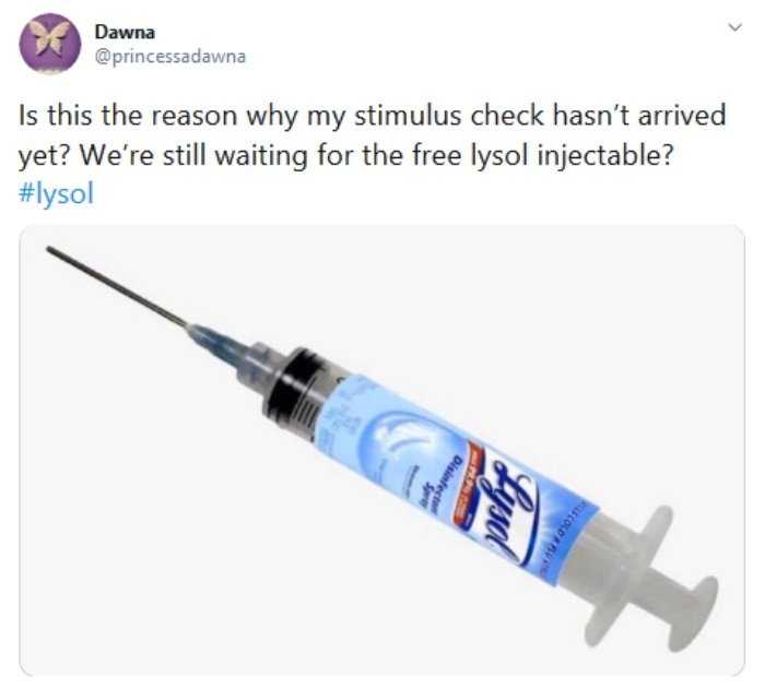 Lysol Memes Bleach Memes and Disinfectant Memes  meme of lysol in a hypodermic needle