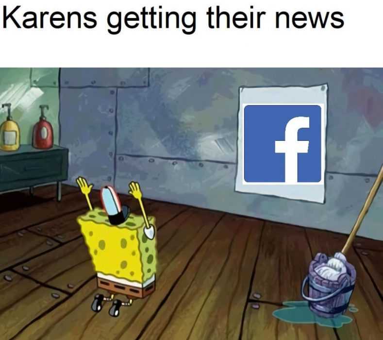 karen coronavirus memes  karen gets all news from facebook
