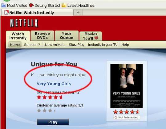 netflix young girls