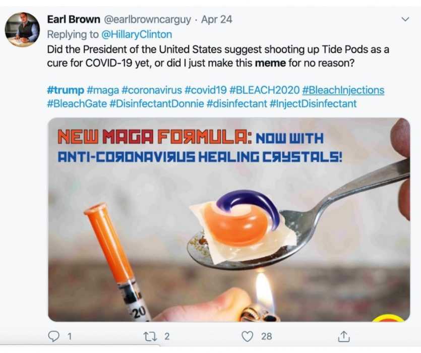 trump-memes-trump-meme-14 trump memes - trump meme showing how to inject tide pod a la crystal meth