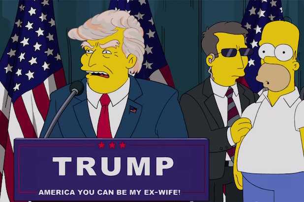 Simpsons predict trump presidency
