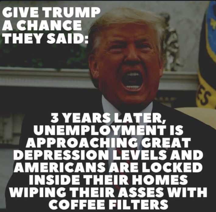 unemployment memes  trump and record unemployment meme