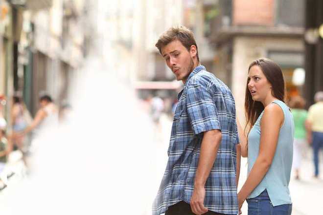 best-zoom-background-37 guy checking out some other girl meme as zoom background