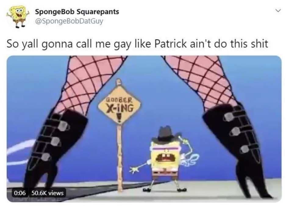 gay spongebob meme 9
