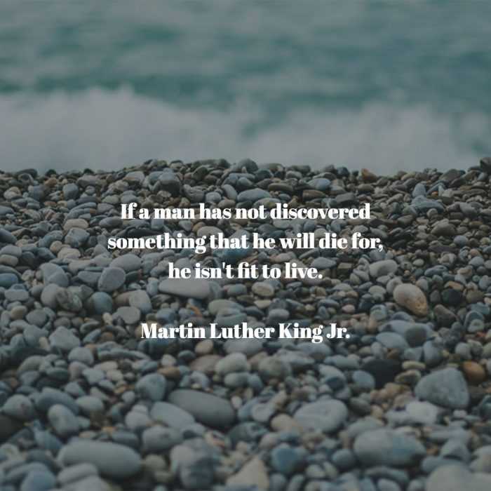 quote mlk die for