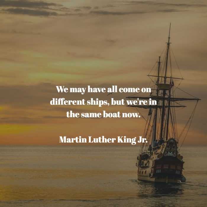 quote mlk different ships