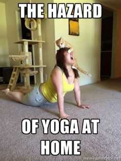 yoga hazard at home