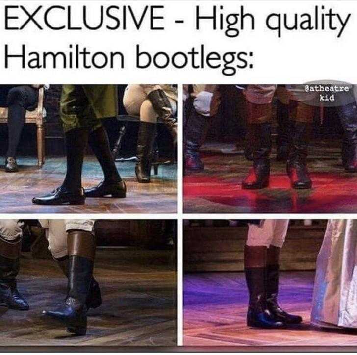 hamilton bootlegs