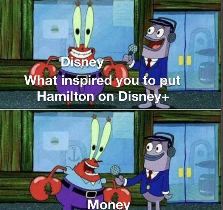 hamilton inspired money