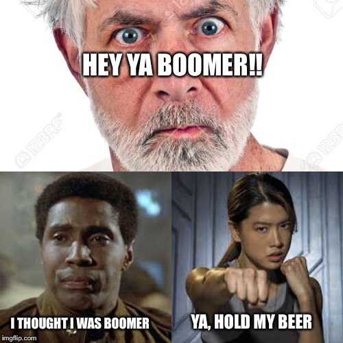 meme making fun of people who don't know they are boomers