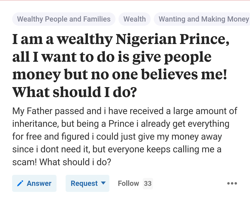 quora believe nigerian