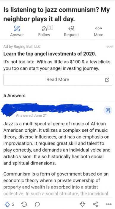 quora jazz communism