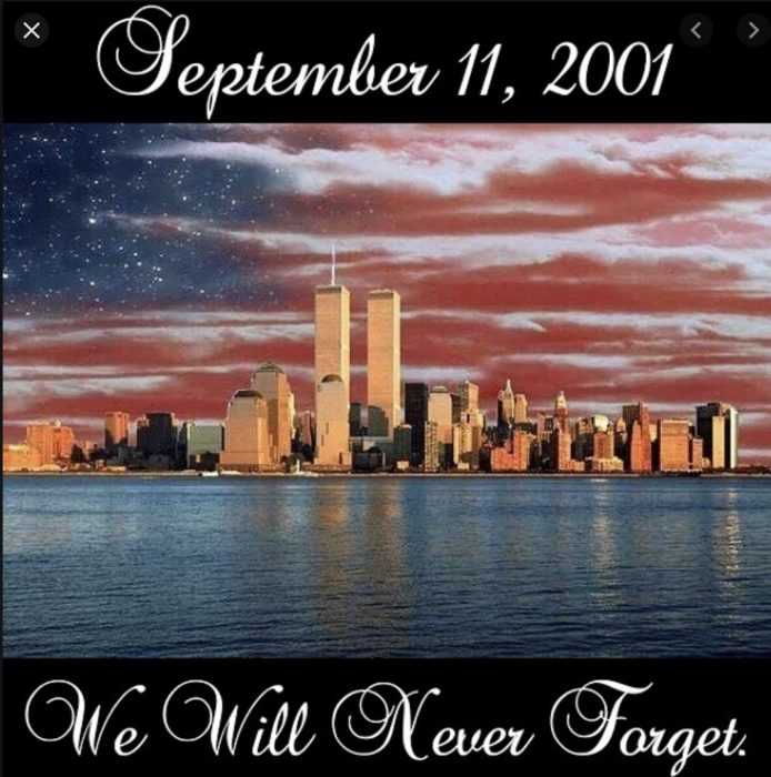 9/11 quote we will never forget
