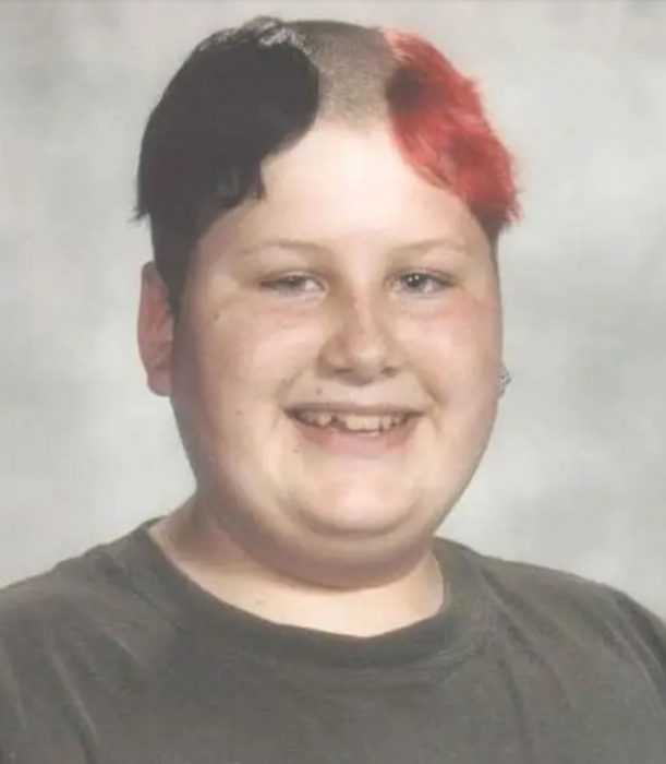school picture meme of a hair raising experience