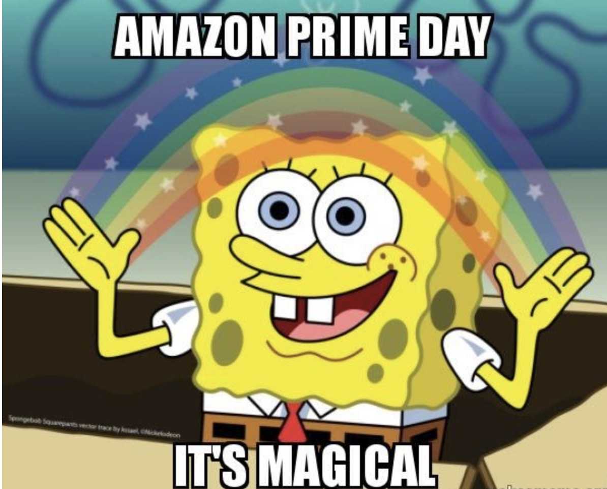 funny amazon prime day meme  magical day