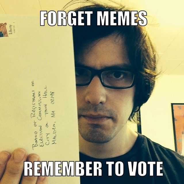 funny Voting Memes  don't read this meme just go vote