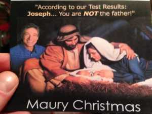 christmas card fails maury