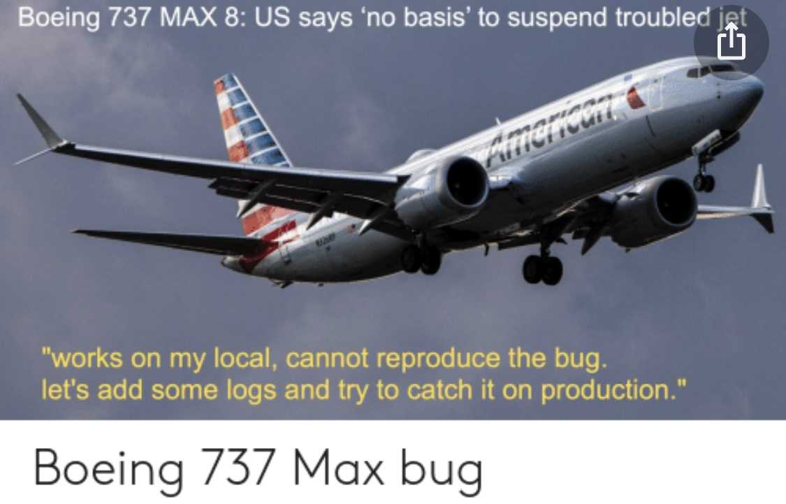 funny 737 max memes  bug