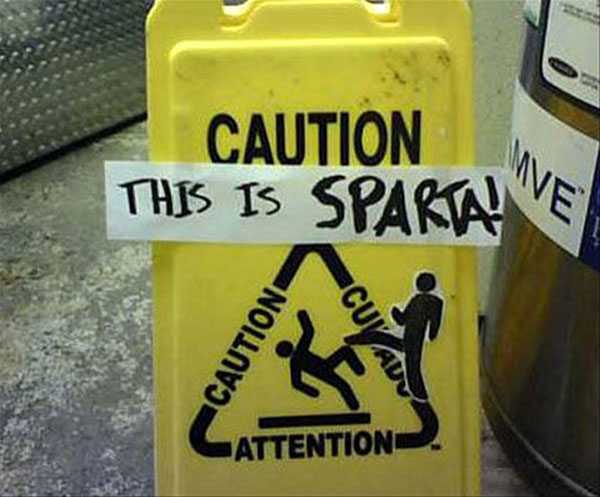 funny vandalism pics  sparta