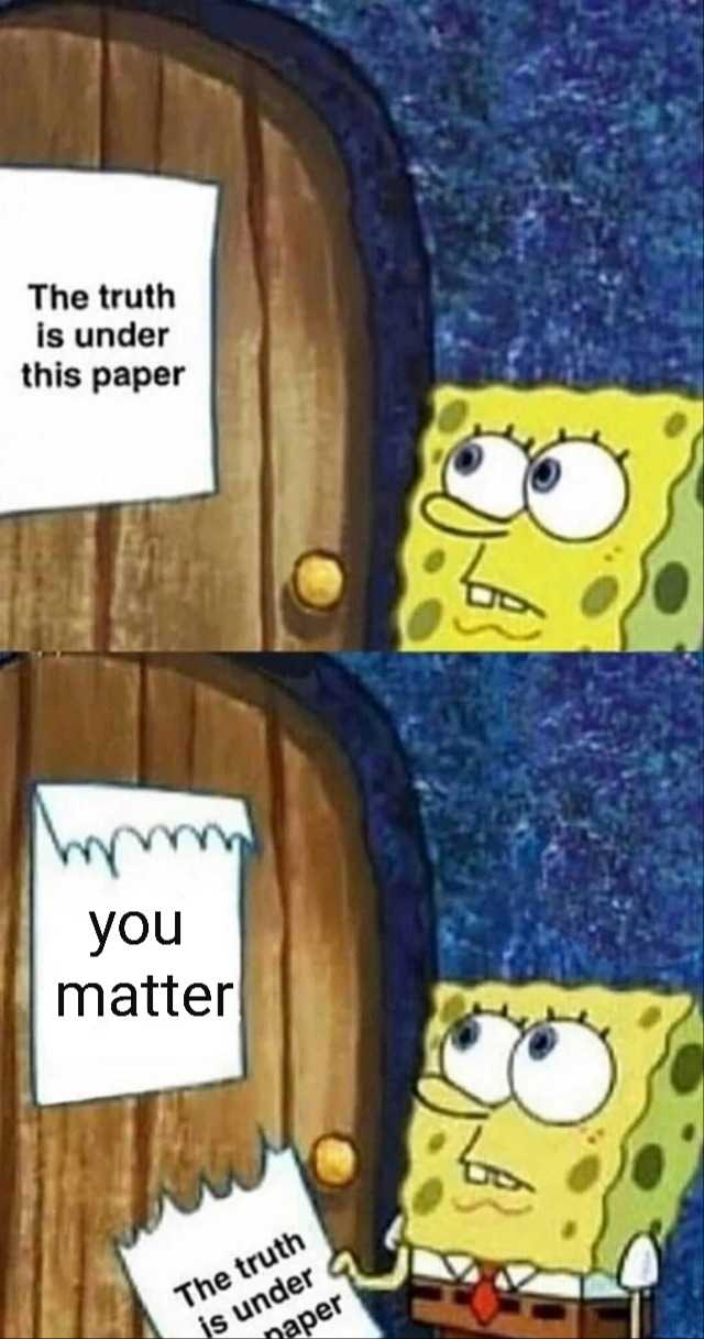 Funny Spongebob meme  handle that truth
