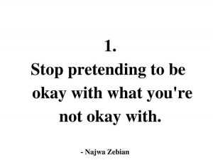 Self Care Quotes  stop pretending