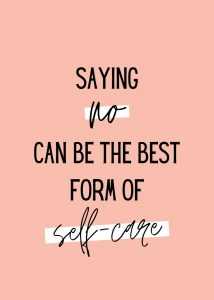 Self Care Quotes  saying no