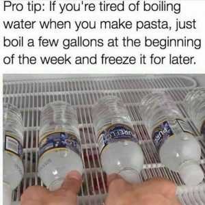 Funny-Meme-About-Boiling-Water-And-Freezing-It Life Hacks - Pre Boiled Water