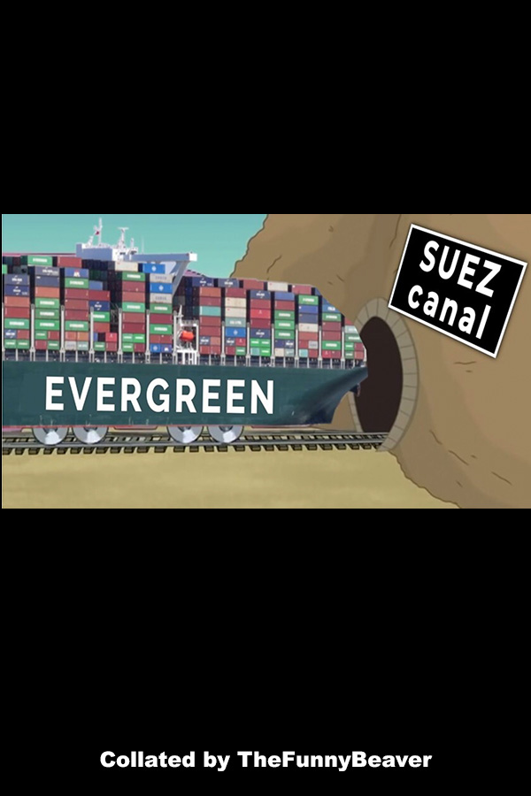 funny-suez-canal-memes-that-float-your-boat-18 Funny Suez Canal Memes - train wreck