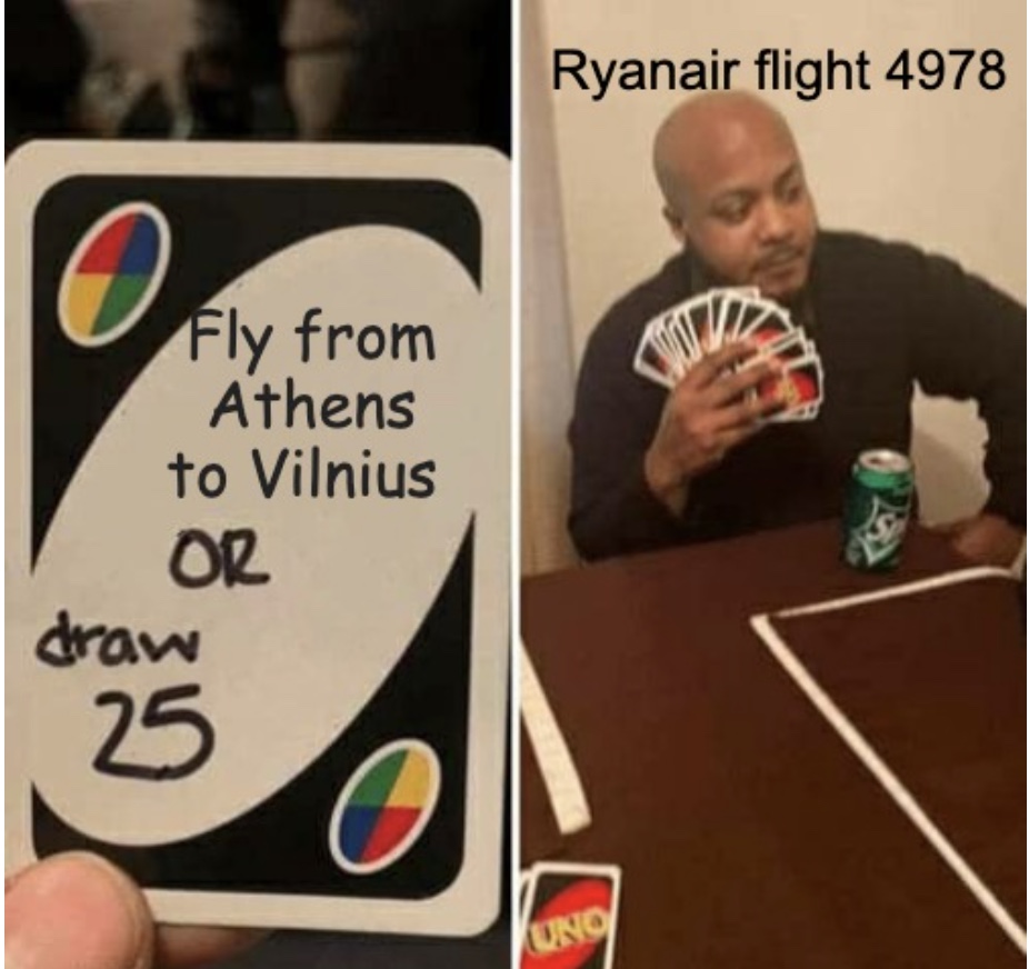 ryanair flight hijacked meme