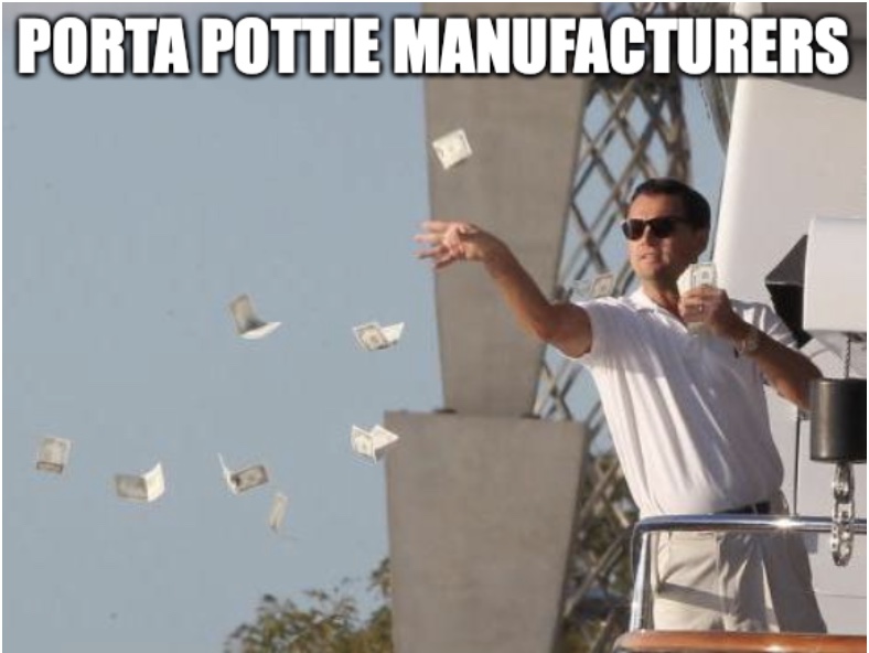 Porta Pottie Manufacturers Meme