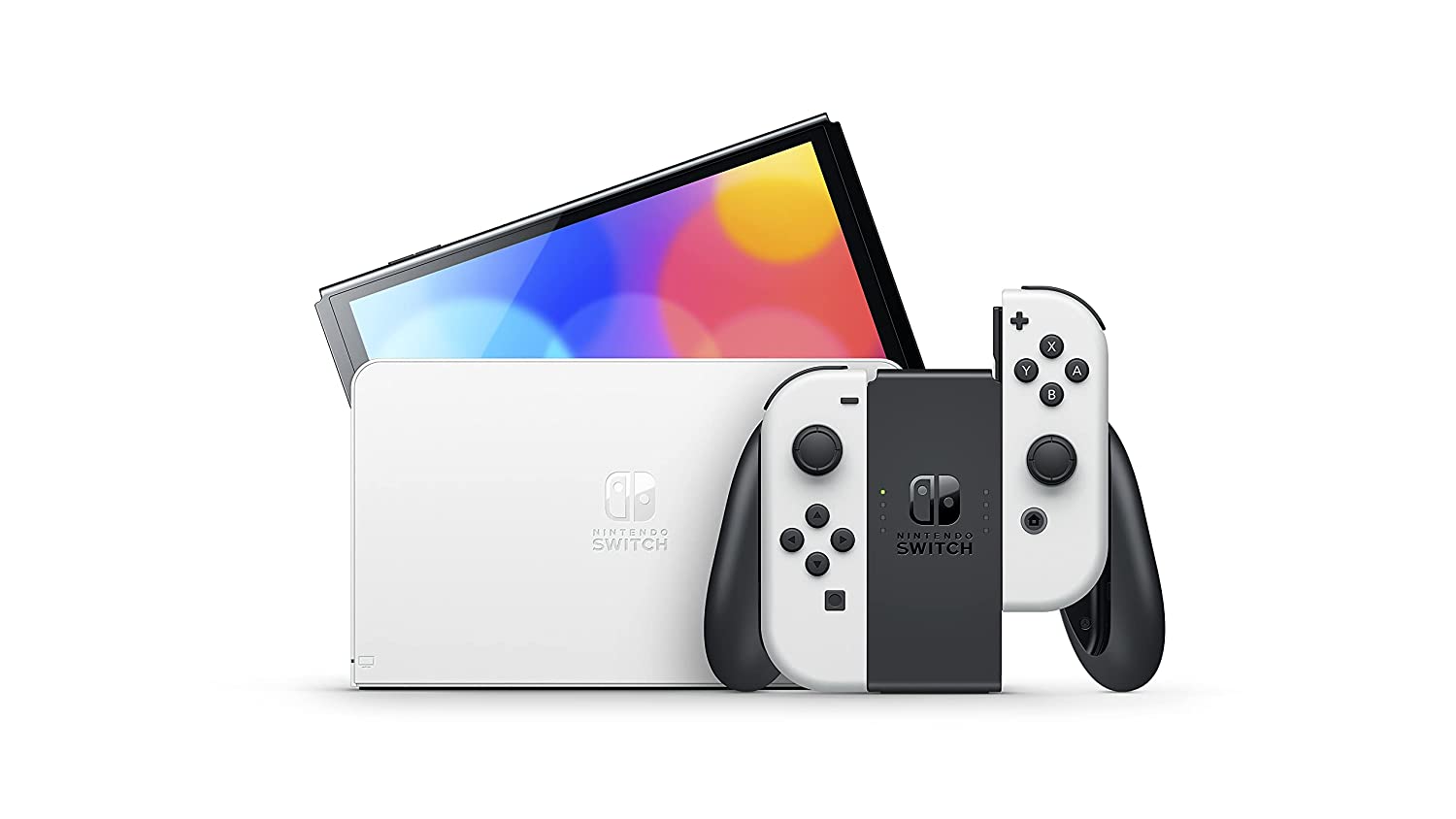 The Fun Nintendo Switch (Oled Model) W/ White JoyCon