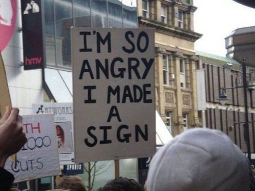 30 Great Protest Signs To Laugh At 