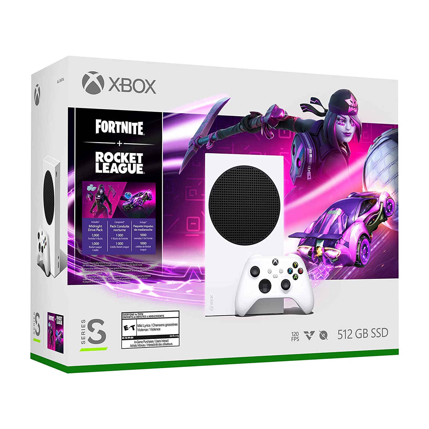 The Number 1 Best Selling Xbox Series S – Fortnite &Amp; Rocket League Bundle