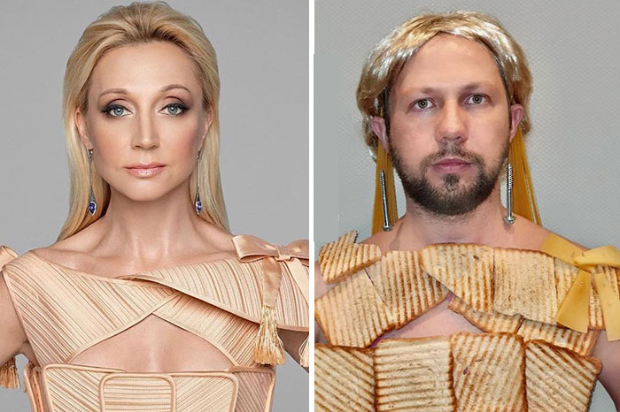 30 Hilarious Recreations Of Celebrity Photos 