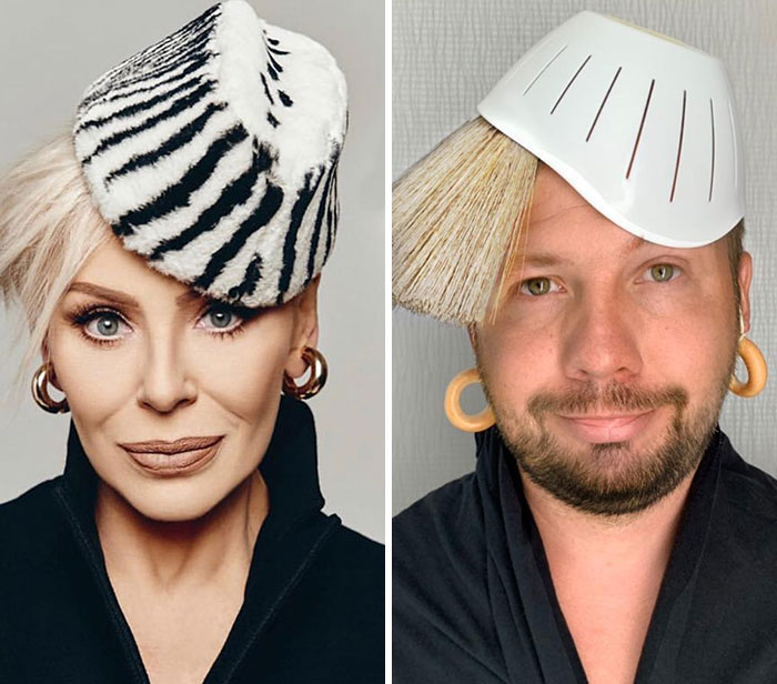 30 Hilarious Recreations Of Celebrity Photos 