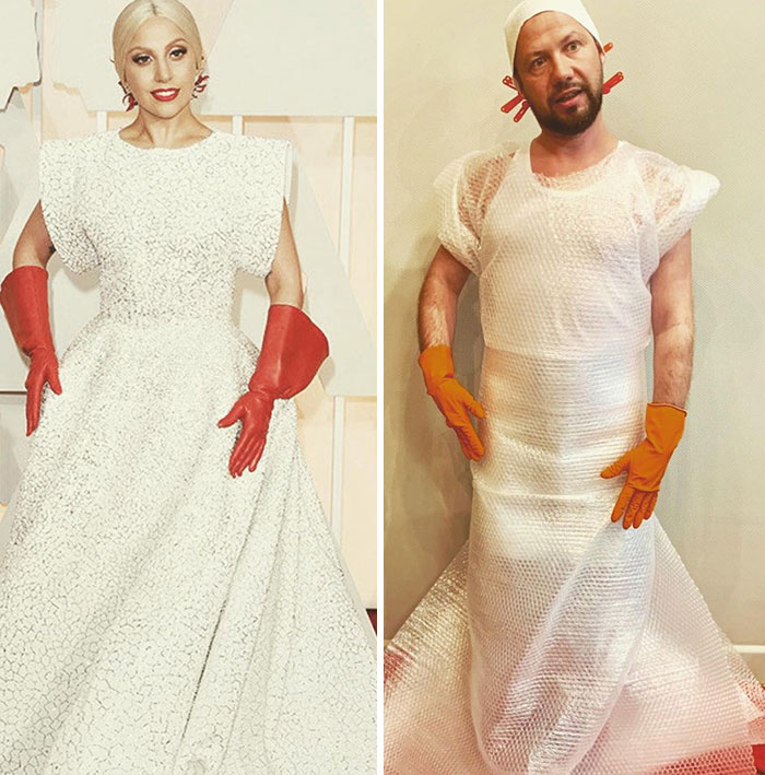 30 Hilarious Recreations Of Celebrity Photos 