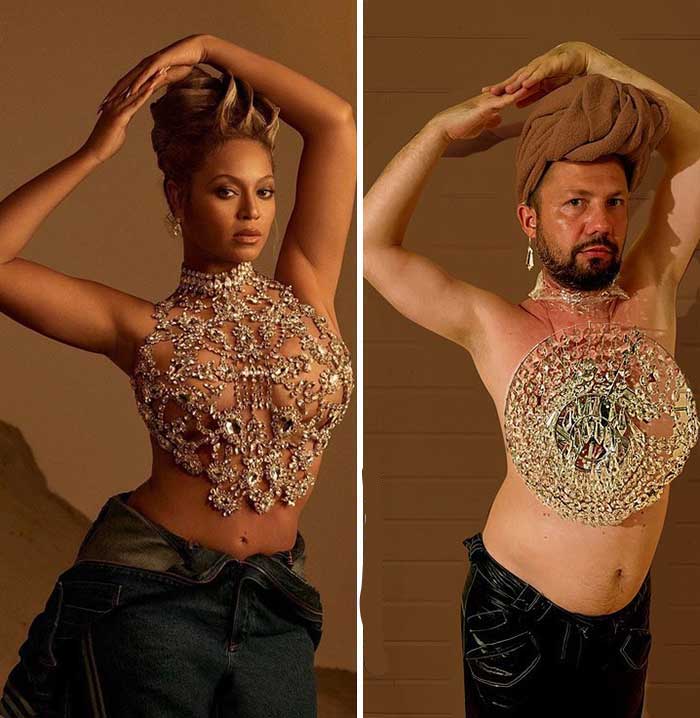 30 Hilarious Recreations Of Celebrity Photos 