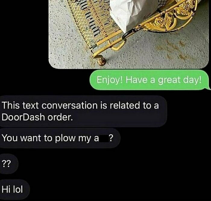 30 Hilariously Unhinged Text Conversations With Food Delivery Drivers