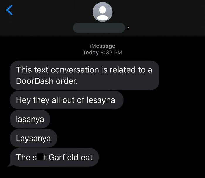 30 Hilariously Unhinged Text Conversations With Food Delivery Drivers