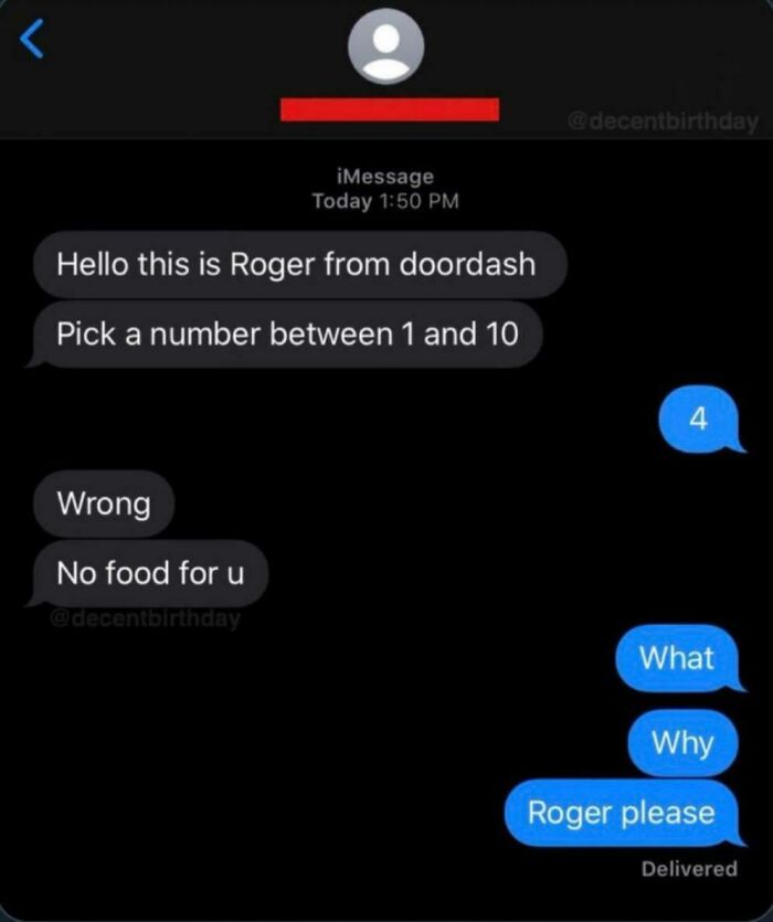 30 Hilariously Unhinged Text Conversations With Food Delivery Drivers