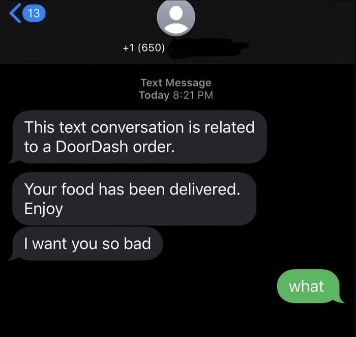 30 Hilariously Unhinged Text Conversations With Food Delivery Drivers