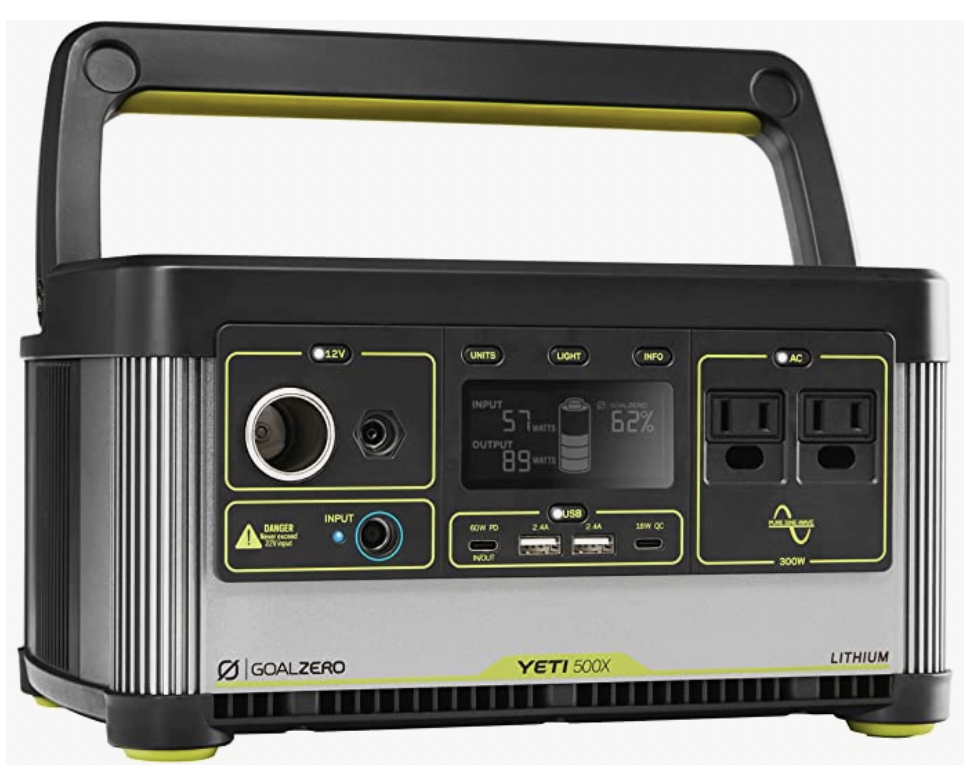 The Powerful Goal Zero Yeti 500X Portable Power Station Might Just Be Life Saving