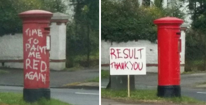30 Wholesome Cases Of Vandalism You'll Absolutely Love 