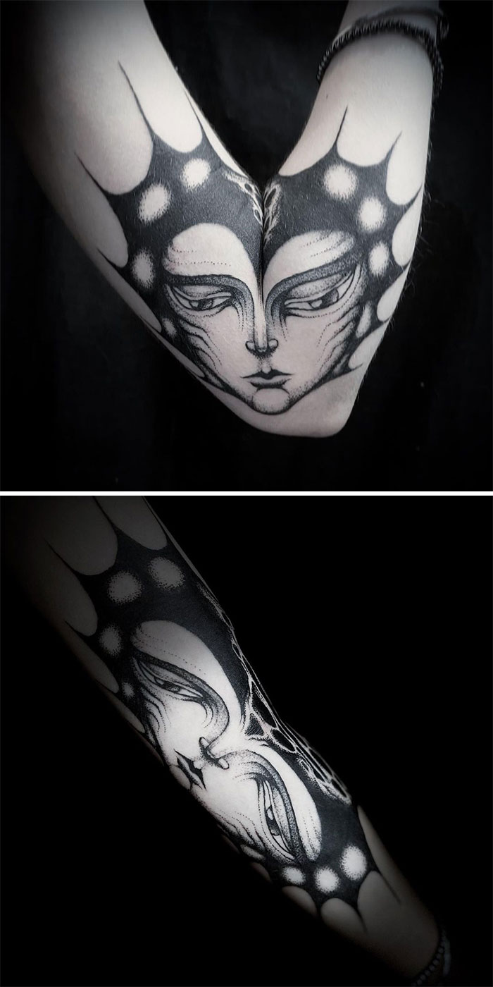 Hidden Legs Arms Bending Tattoos Veks Van Hillik 637B80Cf9Cacc 700