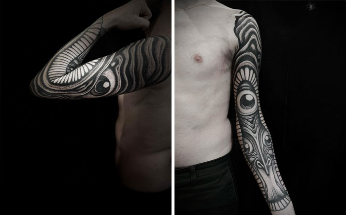 Hidden Legs Arms Bending Tattoos Veks Van Hillik 637B9A452Ab20 700