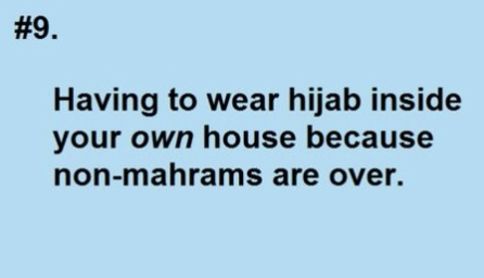 hijab at home