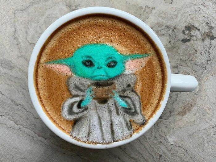 659416952F363 Cool Latte Art