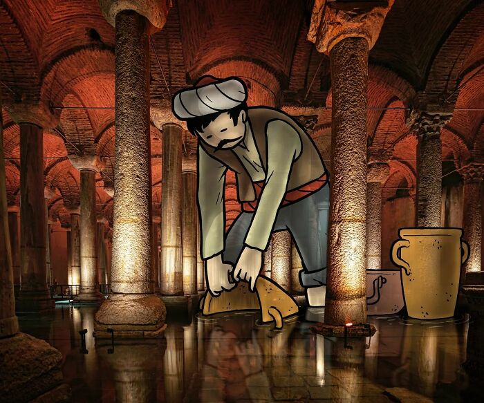 The Architect Who Inserts Fun Illustrations About Buildings And Other Constructions New Pics 659E941F81Da2 700